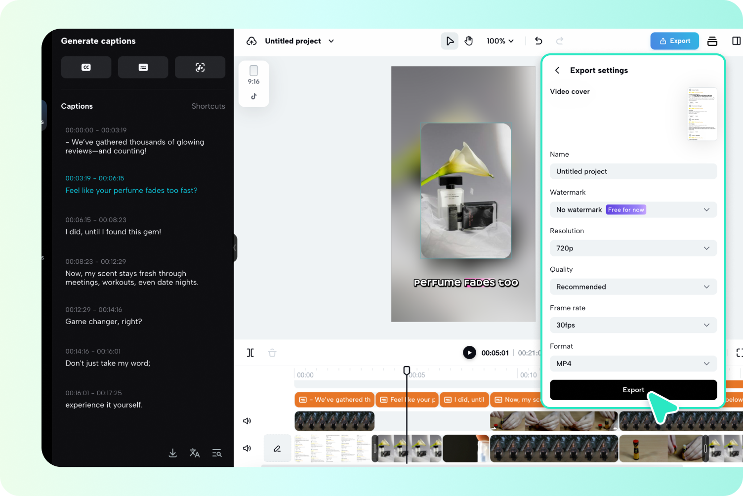 Upravte, dokončete a publikujte své video